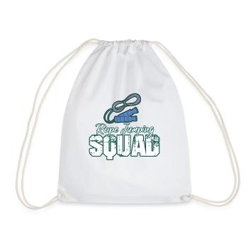 Speed Rope Skipping - Drawstring Bag - white - Front