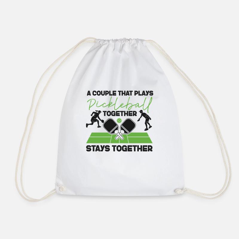 Pickleball Couple A Couple That - Turnbeutel - Weiß