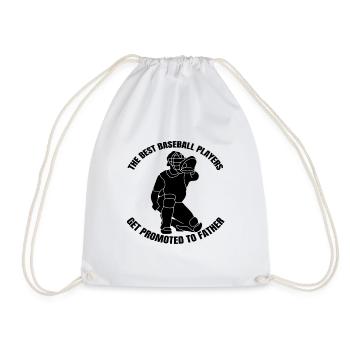 Cadeau de baseball Baseball Lovers Jeu de baseball - Sac de sport léger - blanc - Devant