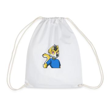 Furry Fandom Fursuits Fox - Drawstring Bag - white - Front