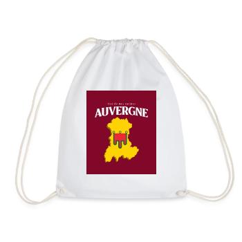 Fier de mes Racines Auvergne Rouge - Sac de sport léger - blanc - Devant
