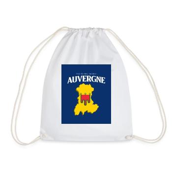 Fier de mes Racines Auvergne Bleu - Sac de sport léger - blanc - Devant