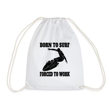 Surfeur Moniteur de surf Planche de surf Surf Surf - Sac de sport léger - blanc - Devant