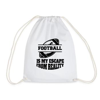 Entraîneur de football américain Fan de football Fan de football - Sac de sport léger - blanc - Devant