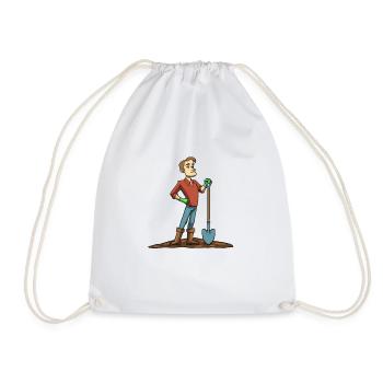 Hobby Gardener Garden Spade - Sac de sport léger - blanc - Devant