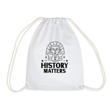 History historian History - Drawstring Bag - white - Front