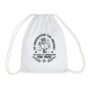 History historian History - Drawstring Bag - white - Front