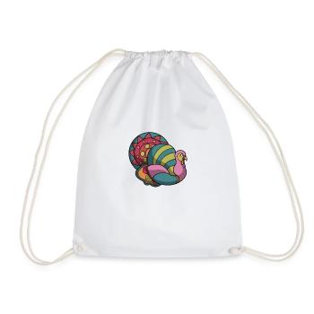 Thanksgiving - Drawstring Bag - white - Front