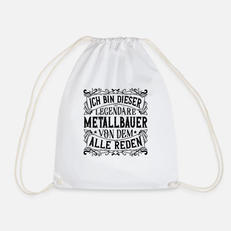 Ich bin dieser Legendäre Metallbauer Geschenk - Turnbeutel - Weiß