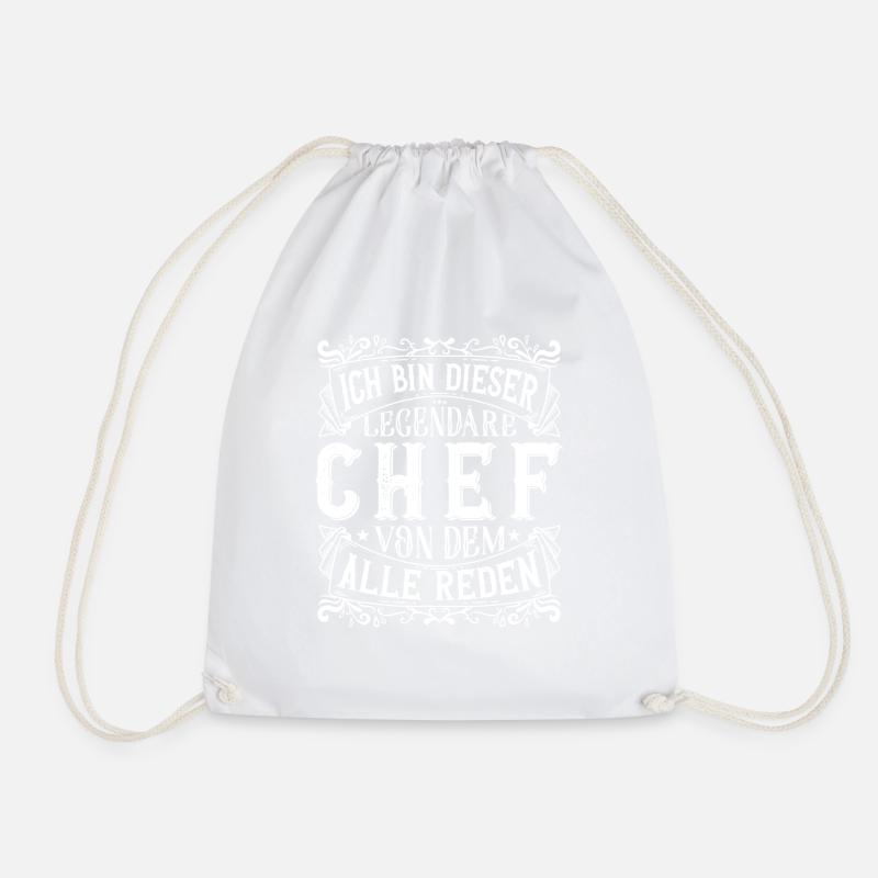 Ich bin dieser Legendäre Chef - Turnbeutel - Weiß