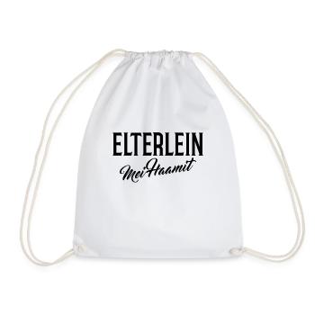 Elterlein mei haamit - Turnbeutel - Weiß - Vorne