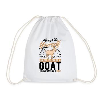 Chèvres Cadeau Chèvre Hôte Chèvre - Sac de sport léger - blanc - Devant