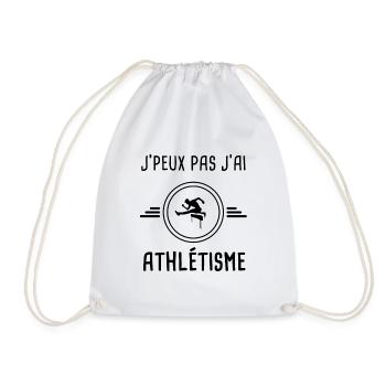 je peux pas j'ai athlétisme sport pour athlète - Sac de sport léger - blanc - Devant