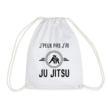 je peux pas j'ai ju jitsu pour judoka - Sac de sport léger - blanc - Devant