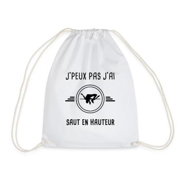je peux pas j'ai saut en hauteur pour athlète - Sac de sport léger - blanc - Devant