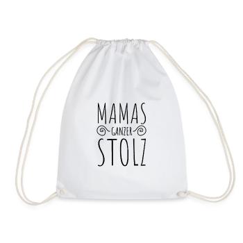 Mamas ganzer Stolz, Kind - Kindergeburtstag - Baby - Turnbeutel - Weiß - Vorne