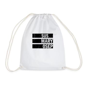 Hilarious SUS MARY OSEP Exasperated Frustrated - Drawstring Bag - white - Front