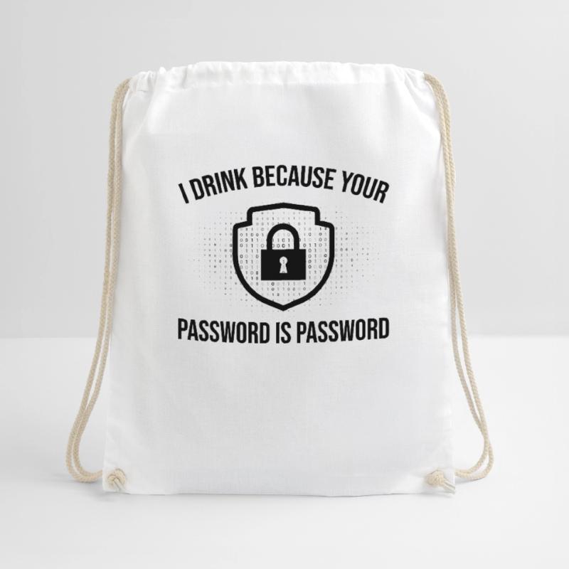 Cybersecurity Computer Security Cybersecurity Drawstring Bag