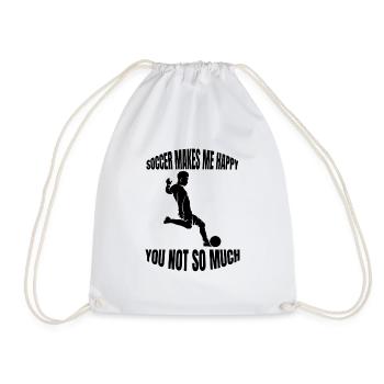 Football Football coach Footballer Footballer - Drawstring Bag - white - Front