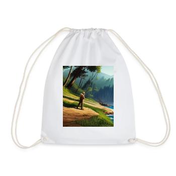 Hiker - Drawstring Bag - white - Front