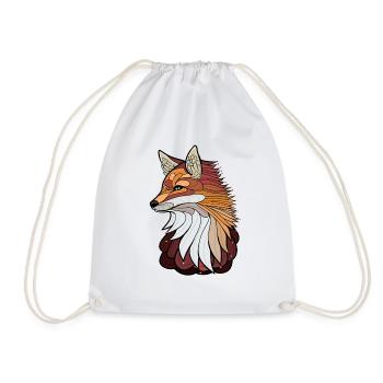 Renard fluide - Sac de sport léger - blanc - Devant