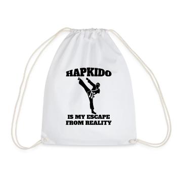 Hapkido Aikido Kampfkunst Karate Kampfsport Judo - Turnbeutel - Weiß - Vorne