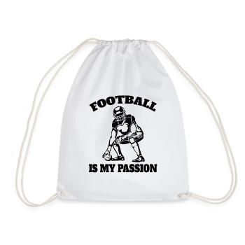 Entraîneur de football américain Fan de football - Sac de sport léger - blanc - Devant