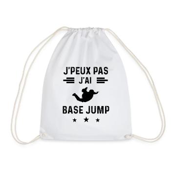 j'peux pas j'ai base jump saut - Sac de sport léger - blanc - Devant
