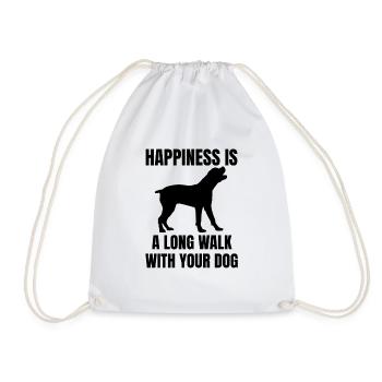 Hundehalter Hund Geschenk Hunde Labrador Haustier - Turnbeutel - Weiß - Vorne