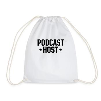 Podcaster Podcast Creator Podcasting Lover - Podca - Turnbeutel - Weiß - Vorne