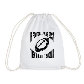 Fan de football américain - Sac de sport léger - blanc - Devant
