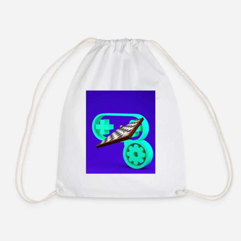 Designer - Turnbeutel - Weiß