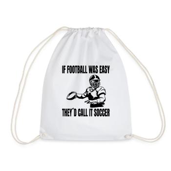 Fan de football américain - Sac de sport léger - blanc - Devant