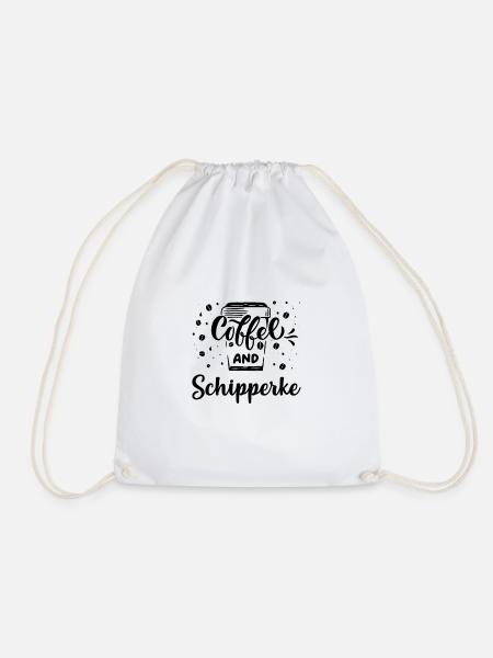 Schipperke - Turnbeutel - Weiß