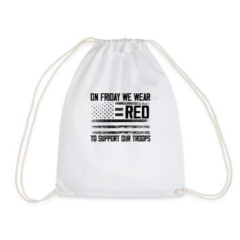 Vintage Patriotic America Veterans USA Graphic - Sac de sport léger - blanc - Devant