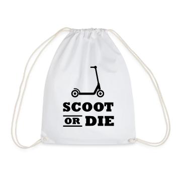 E-Scooter E-Roller Scooter - Sac de sport léger - blanc - Devant
