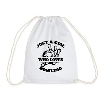 Quilles Quilles Club de bowling Club de bowling Bowling Club Bowlers - Sac de sport léger - blanc - Devant