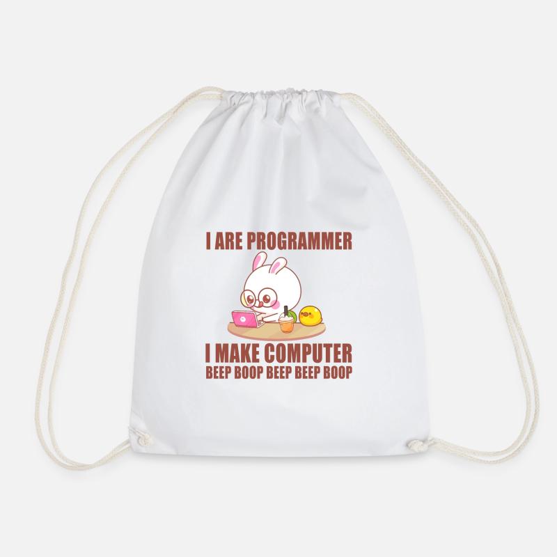 Ich bin Programmierer - Turnbeutel - Weiß