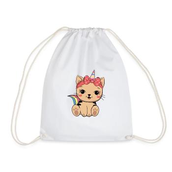 Licorne Ocelot - Sac de sport léger - blanc - Devant