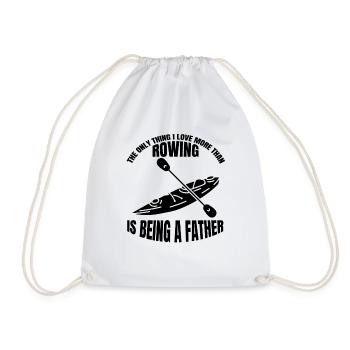 Rowing Rowing Team Rowing Rowing Club - Drawstring Bag - white - Front