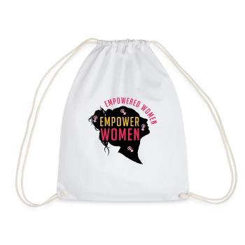 International Womens Empowered Empower Girl - Drawstring Bag - white - Front