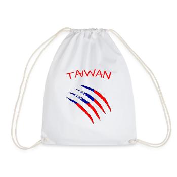 Taiwan claw - Turnbeutel - Weiß - Vorne