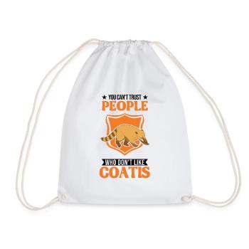 Coati Cadeau Coati Proboscis - Sac de sport léger - blanc - Devant