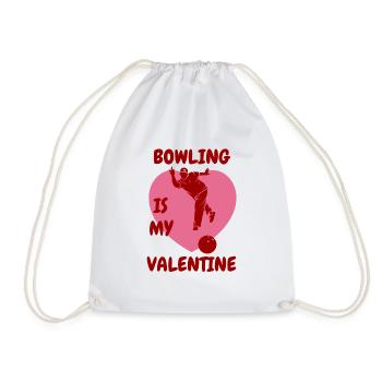 Bowling Saint-Valentin Bowling Bowling Club - Sac de sport léger - blanc - Devant
