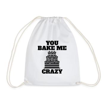 Baker Pastry Baking Pastry Bakery - Drawstring Bag - white - Front