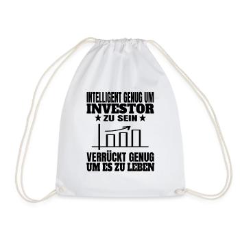 Cours des actions Actions Bourse Bourse Investissement boursier - Sac de sport léger - blanc - Devant