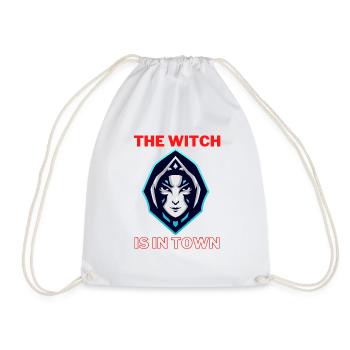 The Witch Is In Town - Turnbeutel - Weiß - Vorne