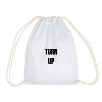 TURN UP - Turnbeutel - Weiß - Vorne