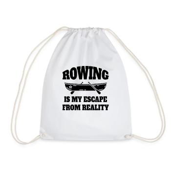 Rowing Rowing Team Rowing Rowing Club - Drawstring Bag - white - Front