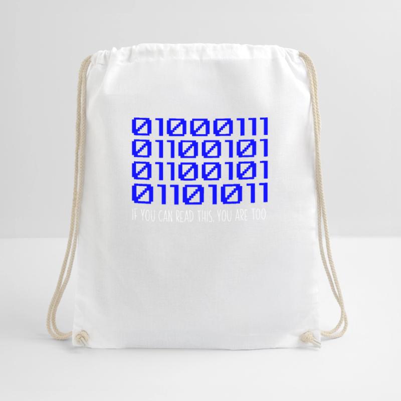 Funny Coder Binary Code Programmer Développeur Sac de sport léger